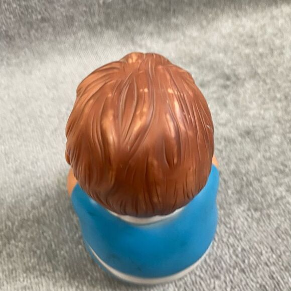 Vintage 1967 Uneeda Doll Co Plum Pees Rubber Blue Toy - Picture 5 of 7